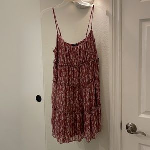 Beautiful pink floral summer dress